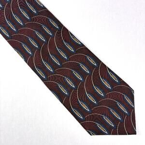 Vtg Bill Blass Black Label Necktie 100% Silk